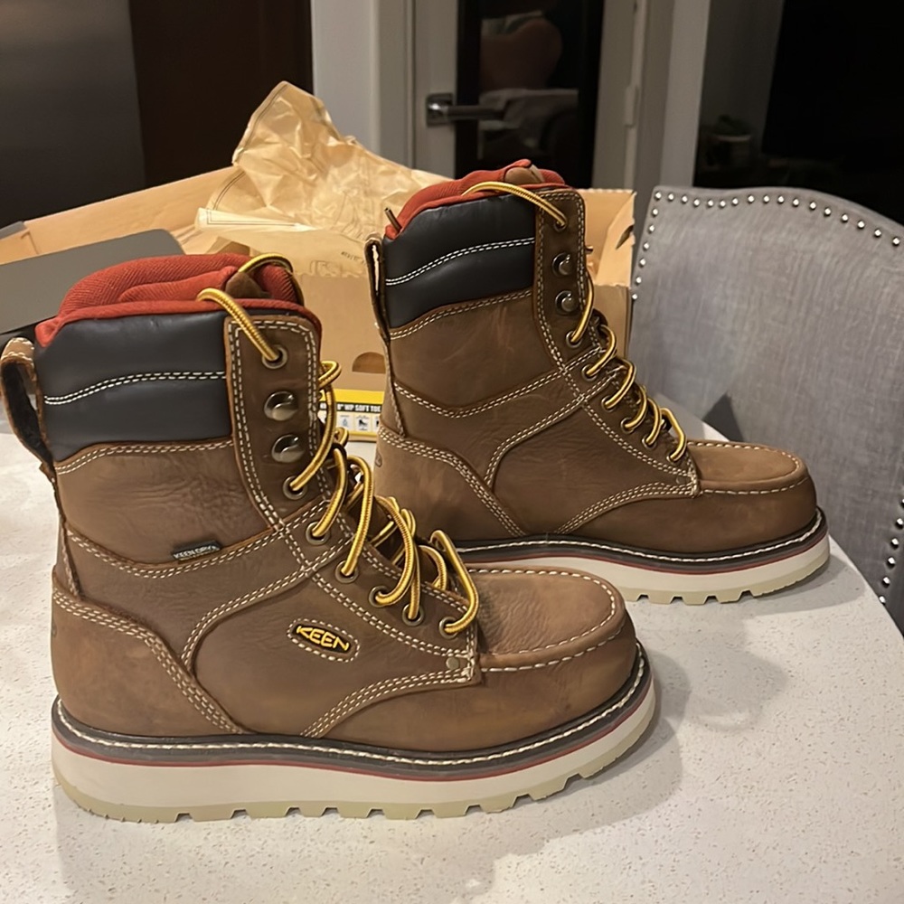 ❤️ NWT Keen Cincinnati 8" Waterproof Soft Toe Leather Hiking Boots